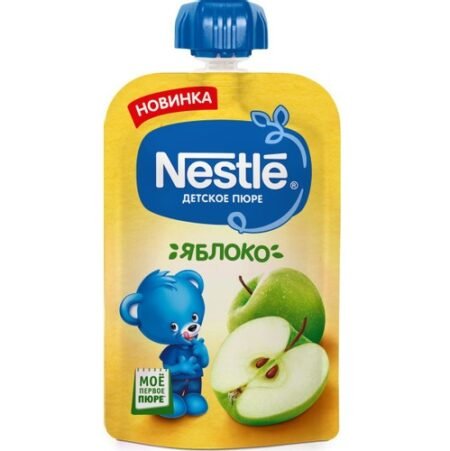 Пюре Nestle Яблоко, 4 месяцев 90 г