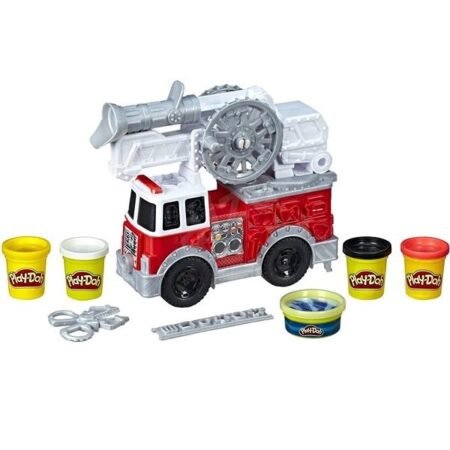 Hasbro Play-Doh Wheels Fire Truck Toy With 5 Non-Toxic