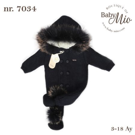 Baby Mio 7034 Комбинезон детский с капюшоном (3-18 месяцев)