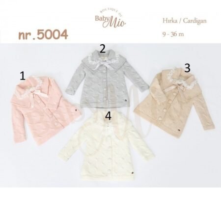 Baby Mio 5004 cardigan for girls (6-24 months)