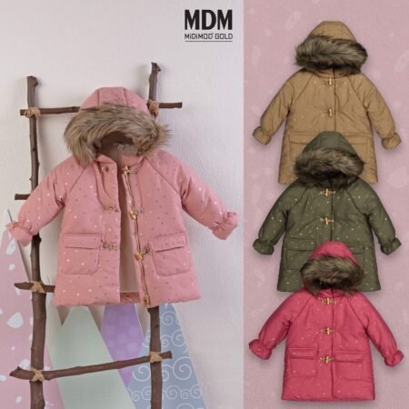 MiDiMOD 20819 куртка для девочек 6-9 лет