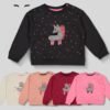 Divonette 4077 embroidered sweatshirt unicorn 139906