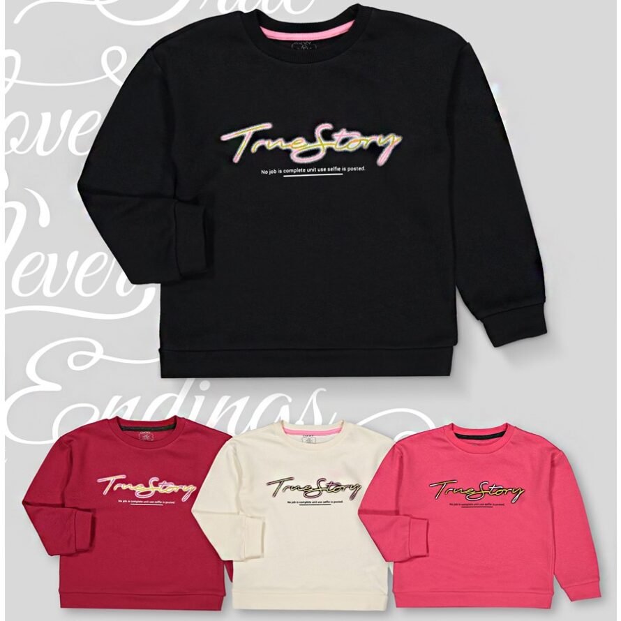 Divonette 2212-3 embroidered sweatshirt true store