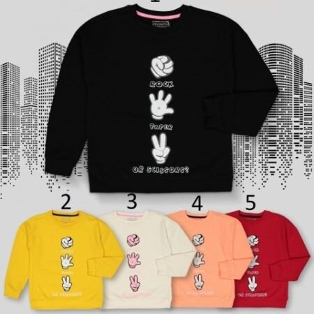 Divonette 4147-4 толстовка с вышивкой rock paper