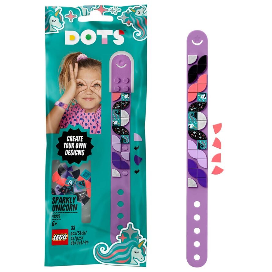 Lego Dots 41902 Браслет Сверкающий единорог