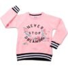 Divonette 9229 толстовка с вышивкой never stop 139404