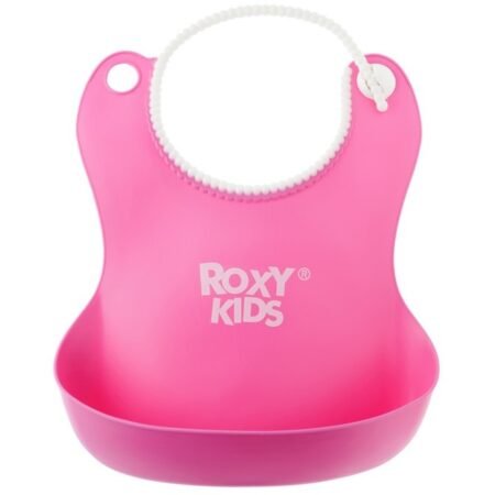 Roxy kids Soft bib with pocket and clasp