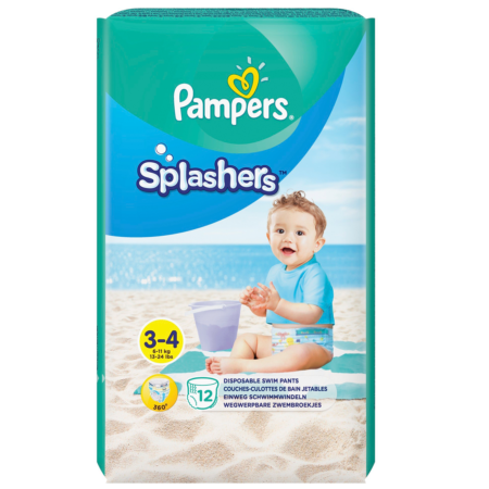 Pampers Splashers Swim Diapers Disposable Swim Pants,  (6-11 kq), 14 pcs