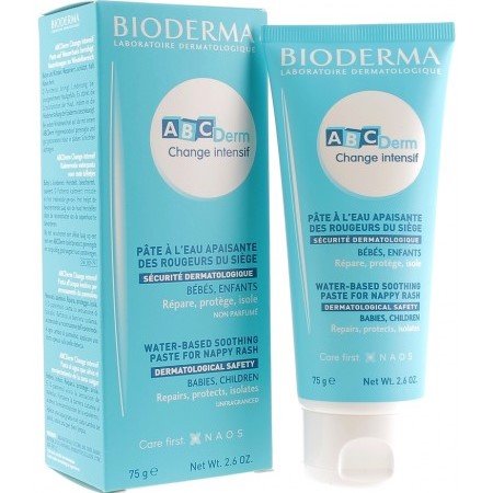 Bioderma ABCDerm Intensive Change Water Paste, Крем под подгузник, 75 мл