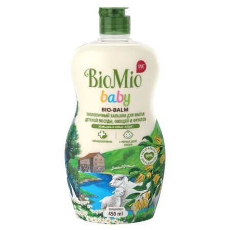 BioMio Baby balm for washing baby dishes Chamomile and ylang-ylang 450 мл