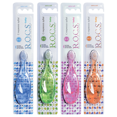 Toothbrush “R.O.C.S. Baby” for babies, from 0 to 3 years