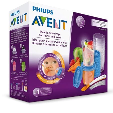 Avent SCF721/20  food storage containers 5pcs, 240 ml and 180 ml