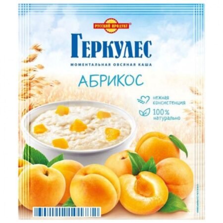 Русский Продукт Геркулес каша овсяная с абрикосом, с 1 года, 35г.