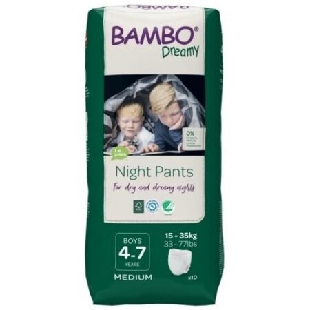 Подгузники-трусики Bambo Dreamy 4-7 (15-35 кг) 10 шт для мальчиков