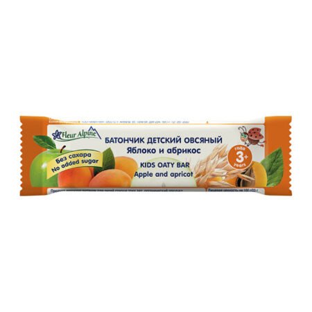 Fleur Alpine yulaf ezmesi bar alma və ərik ilə, 3 yaşdan, 23 q