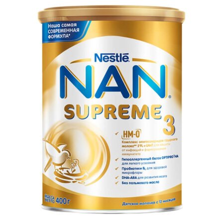 Смесь NAN (Nestlé) 3 Supreme, с 12 месяцев, 400 г