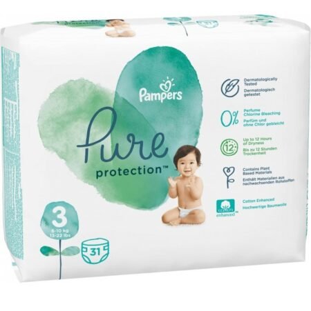 Diapers Pampers Pure Protection 3 (6-10 kg) 31 pcs.