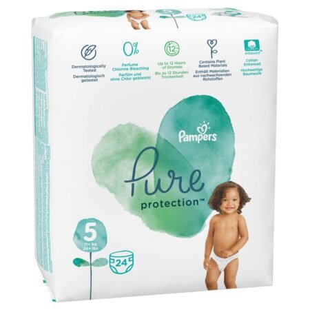 Diapers Pampers Pure Protection 5 (11+ kg) 24 pcs.