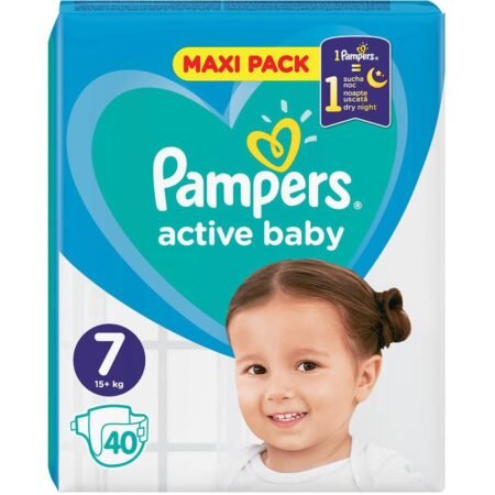 Подгузники Pampers Active Baby 7 (15+ кг) 40 шт
