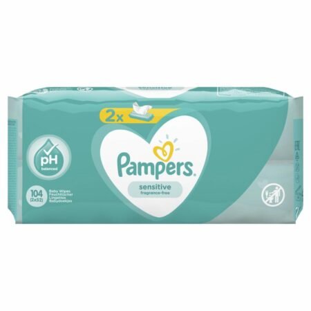 Pampers Sensitive Wet wipes for children 2х52 pcs.