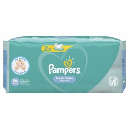 Pampers Fresh Clean Wet wipes for children 2х52 pcs.