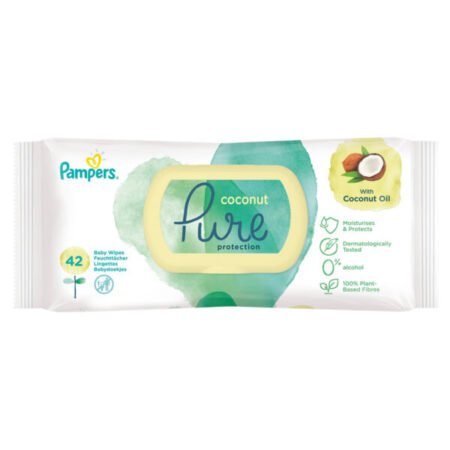 Pampers Coconut Pure Wet wipes for children 42 pcs.
