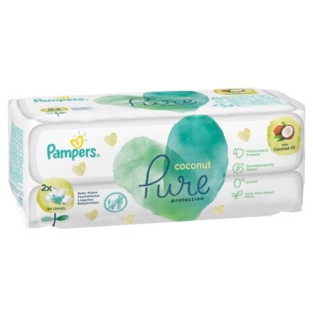 Pampers Coconut Pure Wet wipes for children 2х42 pcs.