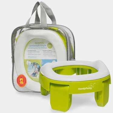 Roxy-kids “Handy potty” məhsulu + çox istifadəli nasadka + 3 paket