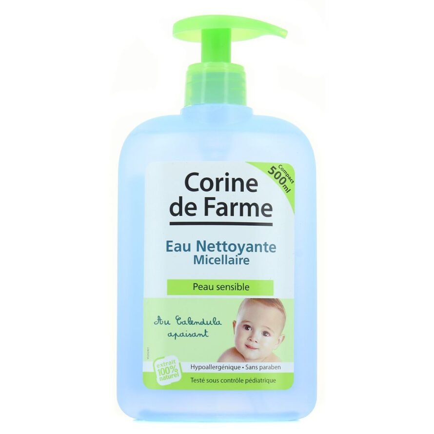Corine de Farme Baby Agua Limpiadora Micelar üz və bədən üçün su 500 ml