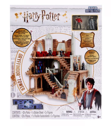 Harry Potter Gryffindor Tower with characters Jada Toys