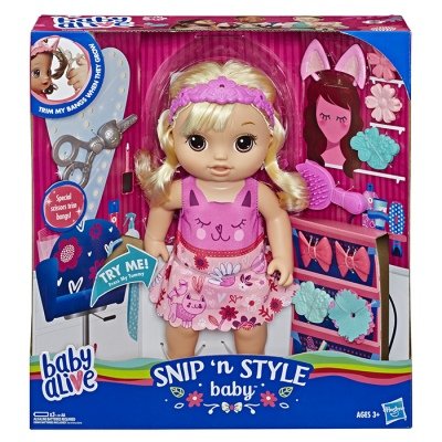 Hasbro Baby Alive Дизайн волос с моей малышкой