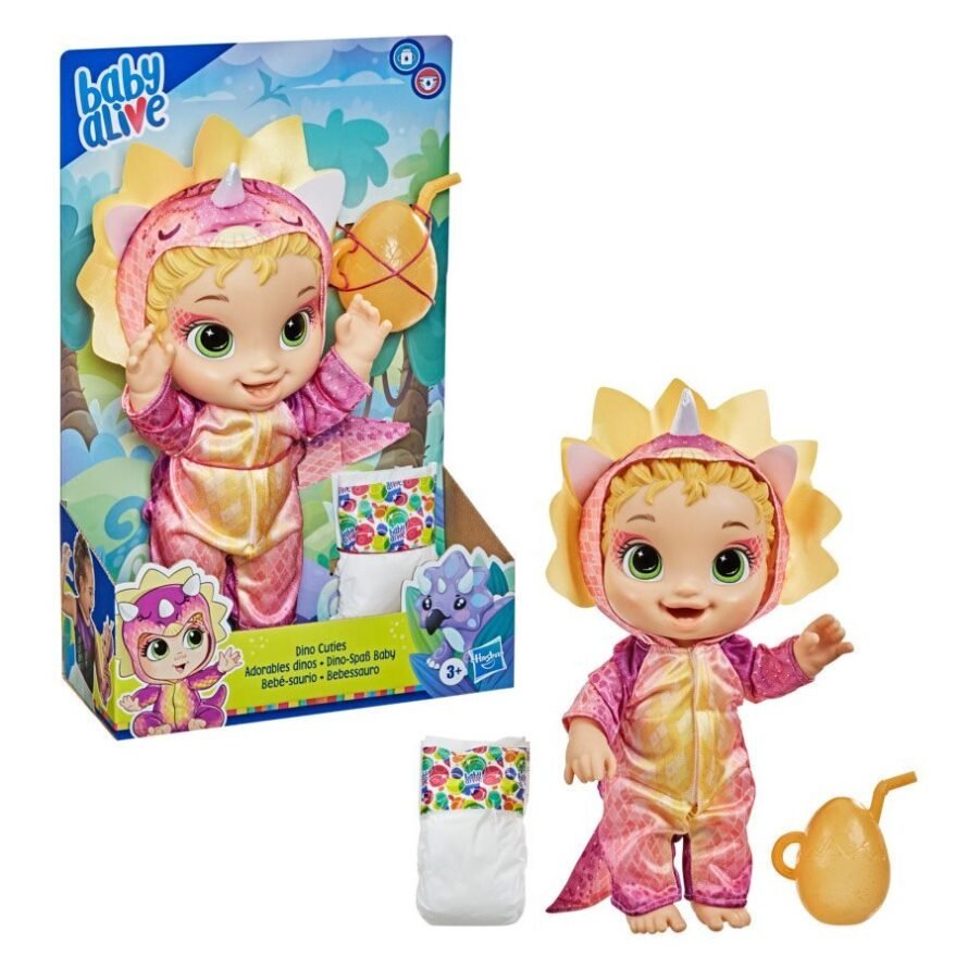 Hasbro Baby Alive Dino Cuties Triceratops Doll