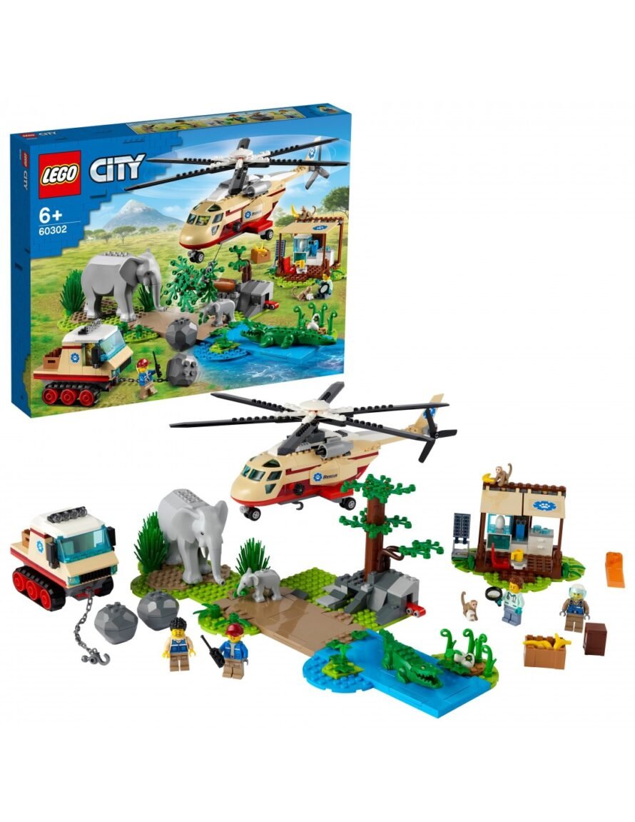 Lego city vahşi hayvan kurtarma operasyonu 60303
