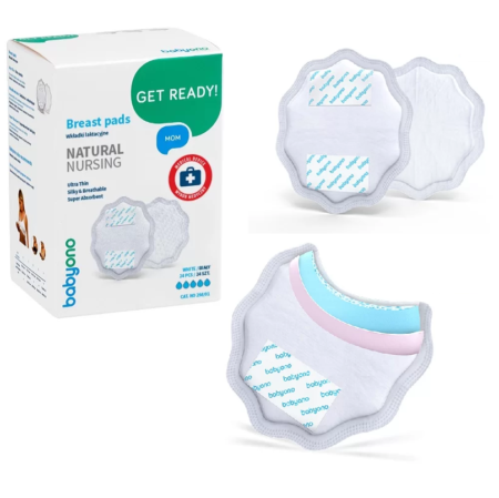 BabyOno 298/02 Прокладки лактационные NATURAL NURSING (24 ШТ.)