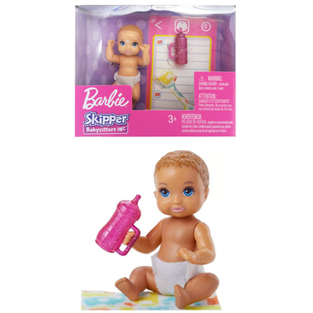 Barbie Skipper Baby Doll Light Brown Hair Babysitter