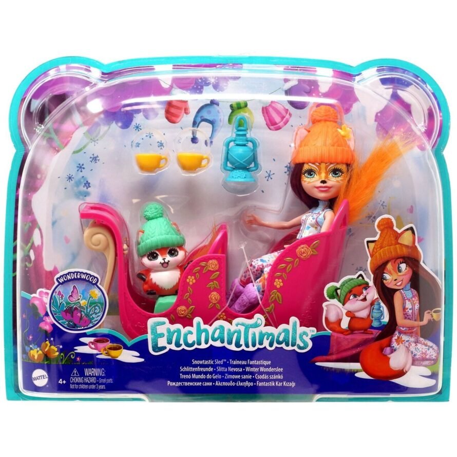 Enchantimals Wonderwood Snowtastic Sled Playset