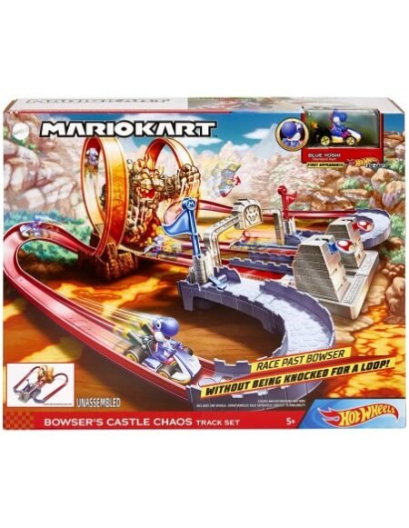 Mattel Hot Wheels Mariokart Bowsers Castle Chaos Play Set GNM23