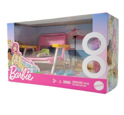 Barbie Beach Accessories Mini Playset