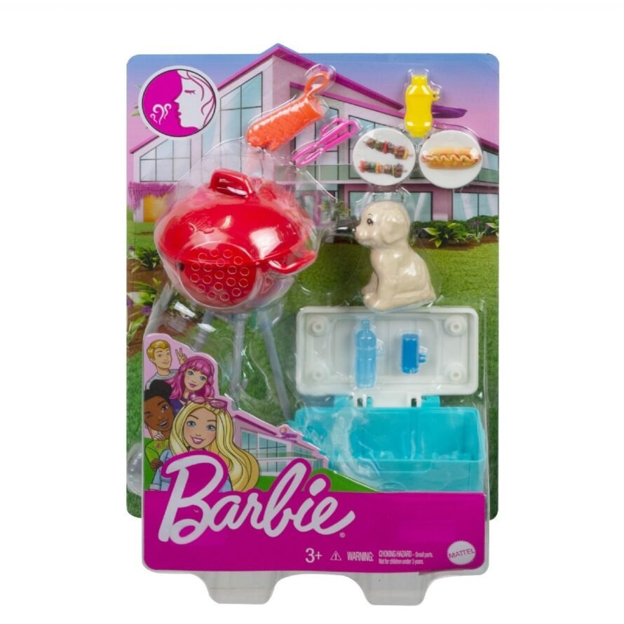 Mattel Barbie Mini Playset With Themed