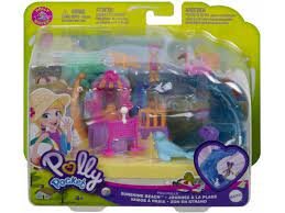 Mattel Polly Pocket Pollyville Sunshine Beach Playset