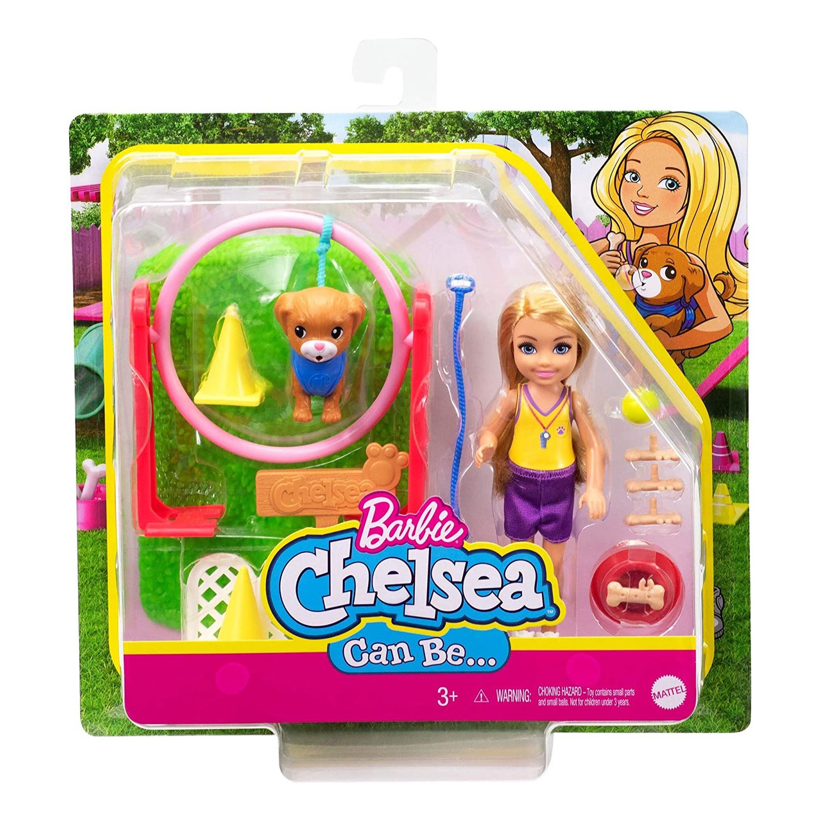 Mattel Barbie Chelsea Can Be Dog Trainer Playset pandababy