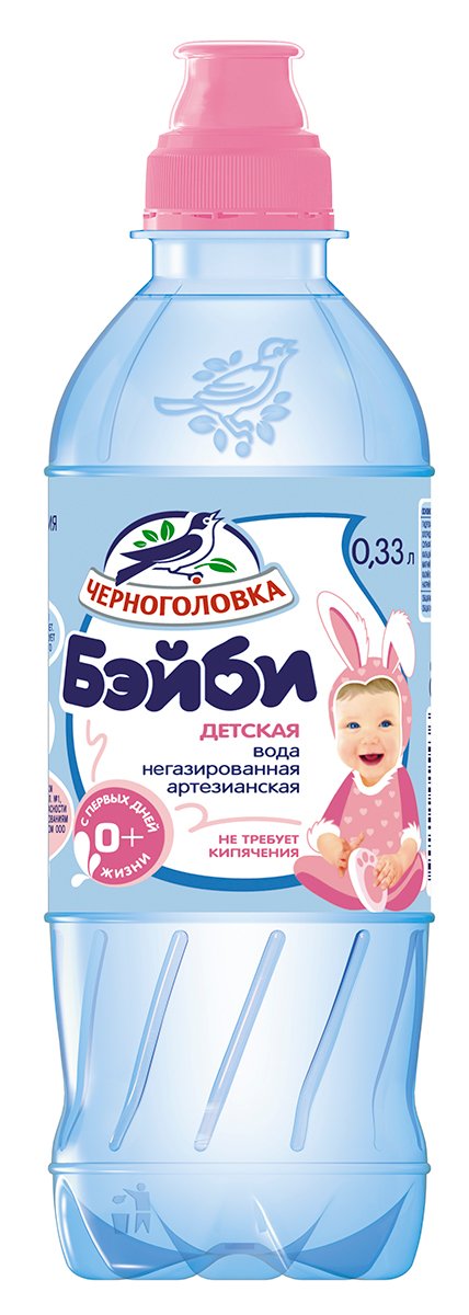 Вода Черноголовская питьевая для детского питания 0,33 л