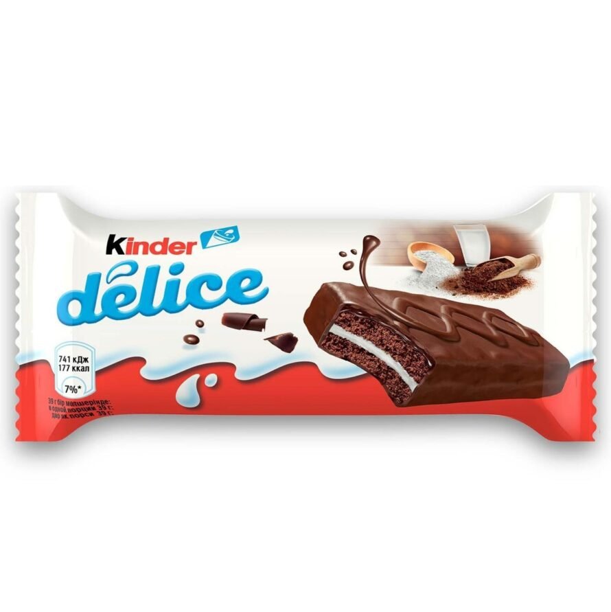 Пирожное бисквитное Kinder Delice, 39 г