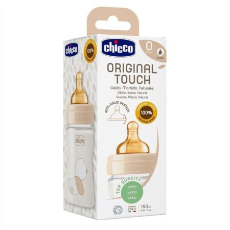 Chicco Original Touch glass bottle 150 ml, 0m +