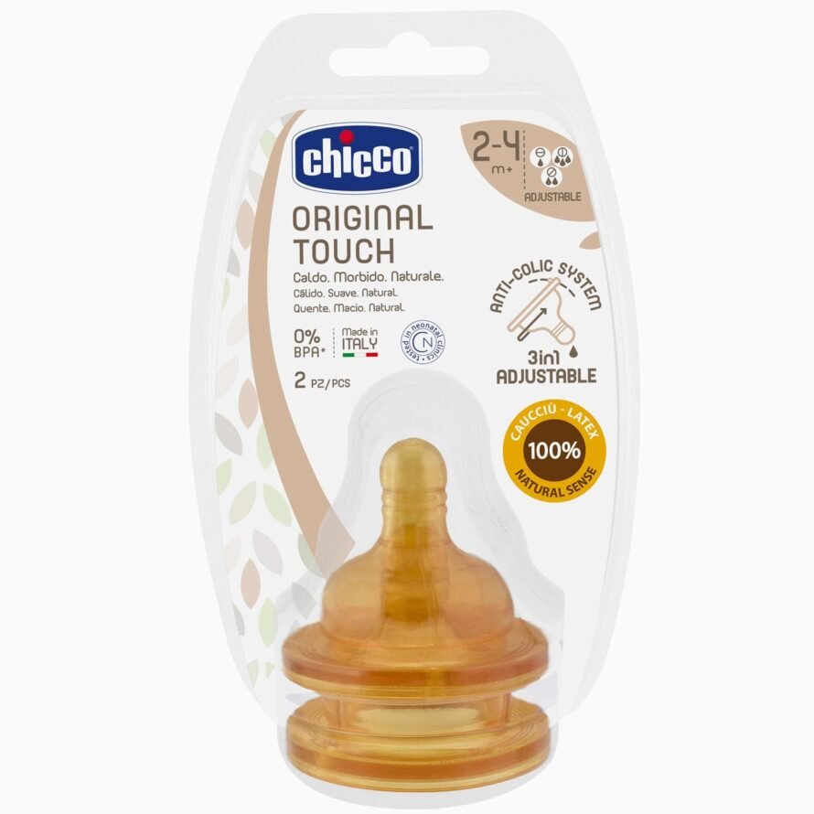 Chicco Original Touch bottle nipple 2-4 months, 2 pcs.