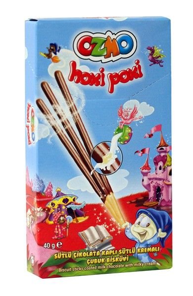 Biscuit sticks Solen Biscolata Ozmo Hoxi-Poxi with milk cream and chocolate (36 g)