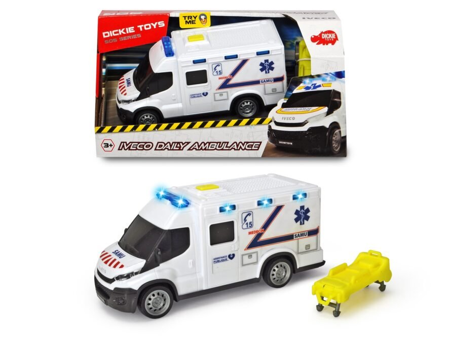 Машина скорой помощи Dickie Toys Iveco Daily с носилками