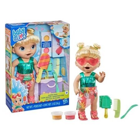 Hasbro Baby Alive Sunshine Snacks Blond Hair F1680