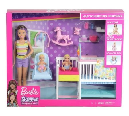 Mattel Barbie Skipper Set Babysitter