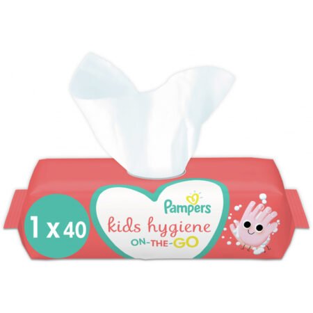 Детские влажные салфетки Pampers Kids Hygiene On-the-go 40 шт